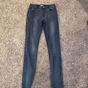 Gray skinny jeans
